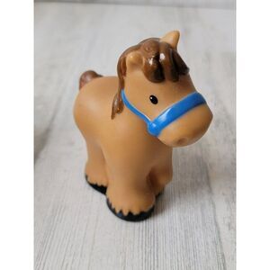 Brown pony mattel 2012 horse Little People toy figure